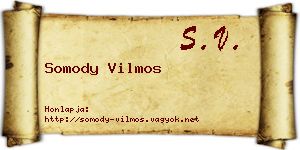 Somody Vilmos névjegykártya